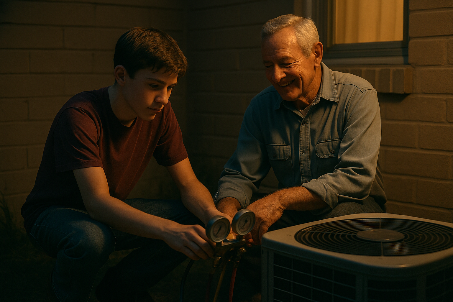 Helping My Grandfather