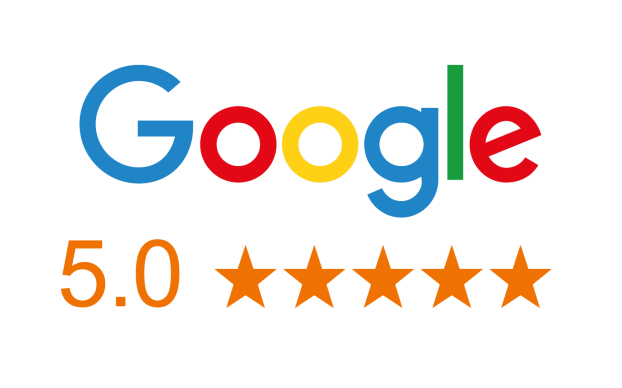 We are 5 Star Rated on Google